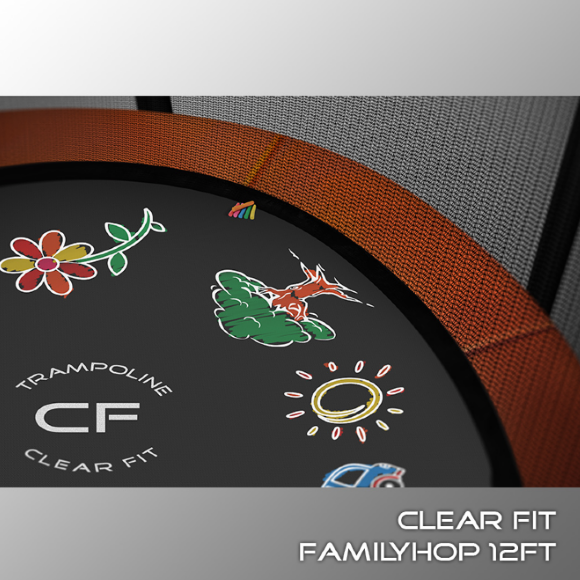 Батут Clear Fit FamilyHop 12Ft