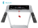 Беговая дорожка UNIXFIT Hi-tech F2 Arctic Ice Беговая дорожка UNIXFIT Hi-tech F2 Arctic Ice